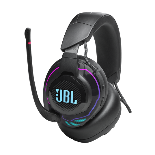 JBL Quantum 910X Wireless - Black - Wireless over-ear performance gaming headset with head  tracking-enhanced, Active Noise Cancelling and Bluetooth - Detailshot 8